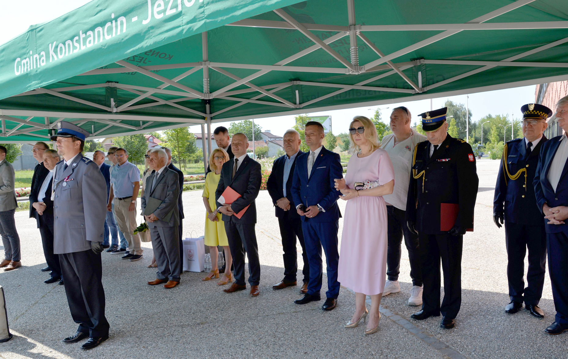 Zdjęcia z uroczystości zorganizowanej z okazji obchodów Święta Policji.
