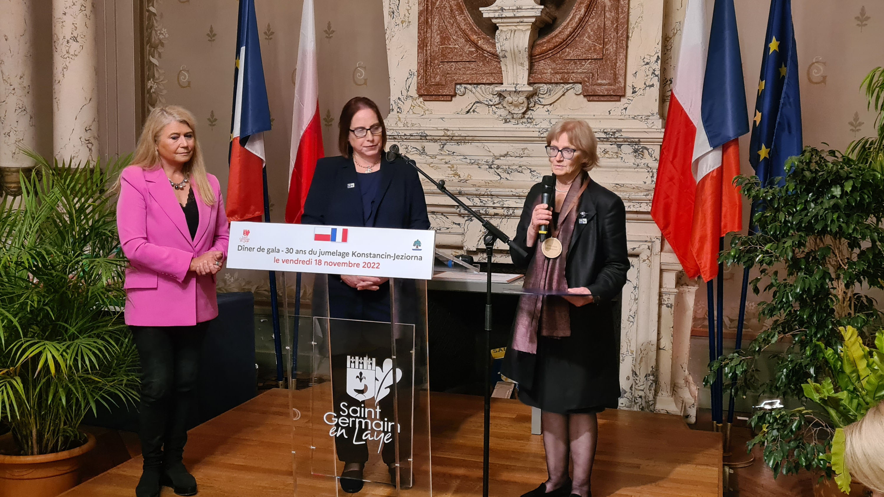 Galeria z obchodów jubileuszu miast partnerskich Konstancin-Jeziorna – Saint-Germain-en-Laye.  