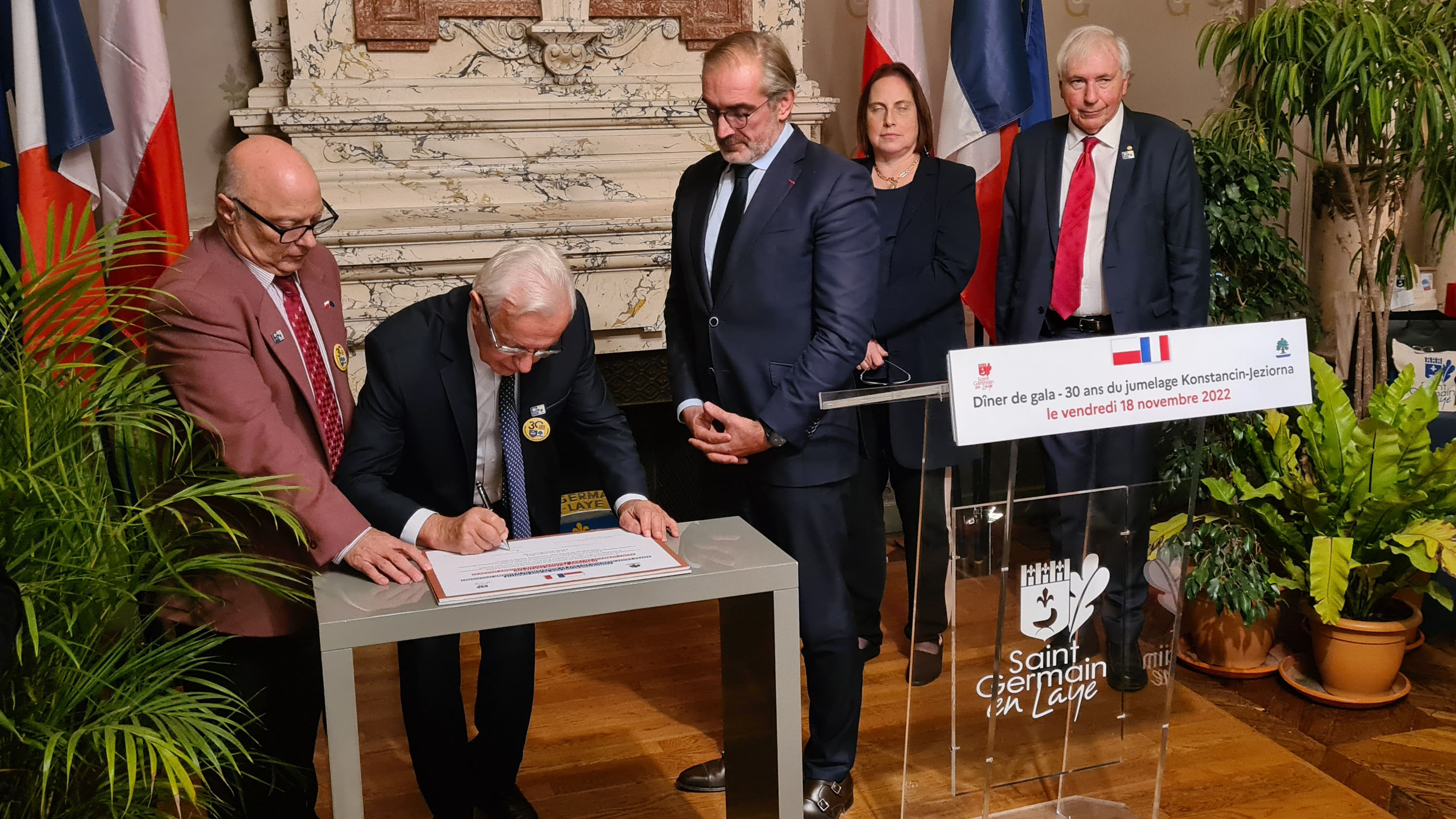 Galeria z obchodów jubileuszu miast partnerskich Konstancin-Jeziorna – Saint-Germain-en-Laye.  