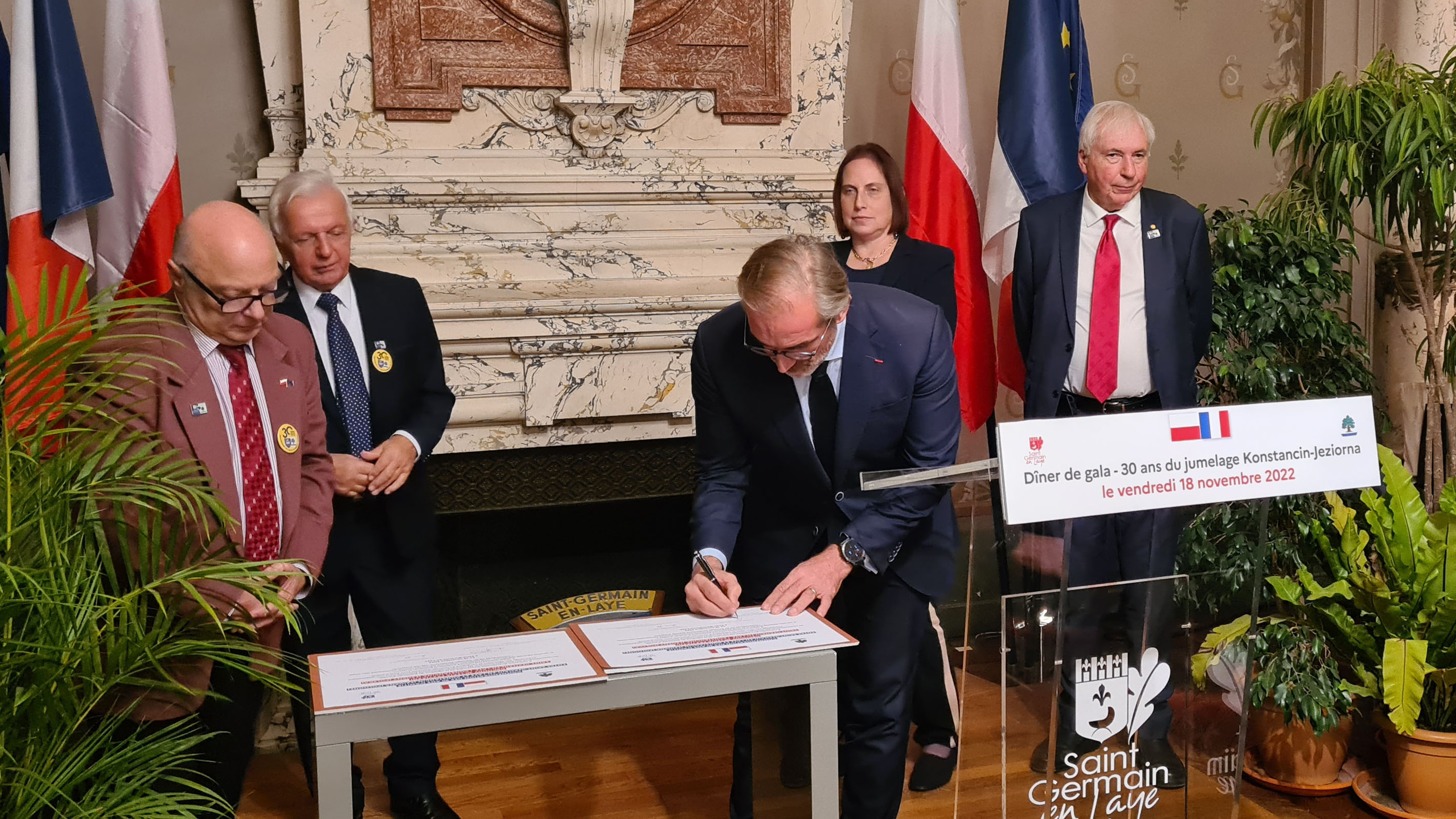 Galeria z obchodów jubileuszu miast partnerskich Konstancin-Jeziorna – Saint-Germain-en-Laye.  