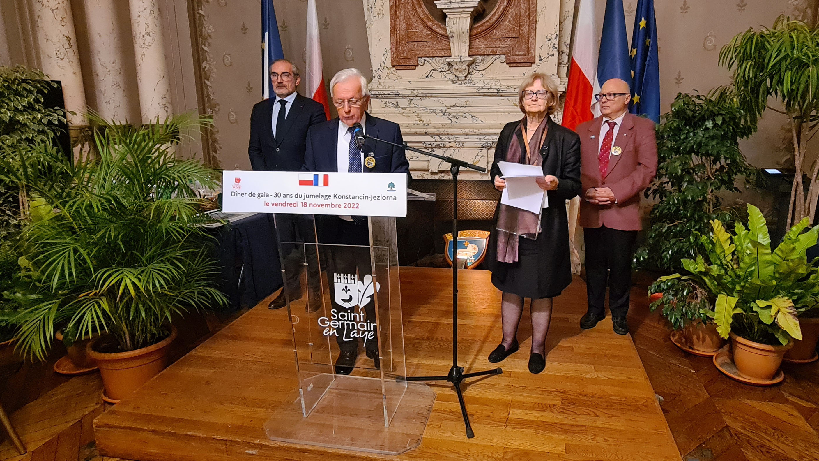 Galeria z obchodów jubileuszu miast partnerskich Konstancin-Jeziorna – Saint-Germain-en-Laye.  