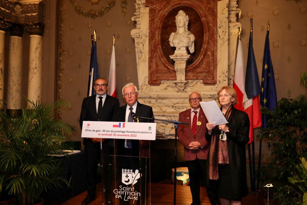 Galeria z obchodów jubileuszu miast partnerskich Konstancin-Jeziorna – Saint-Germain-en-Laye.  