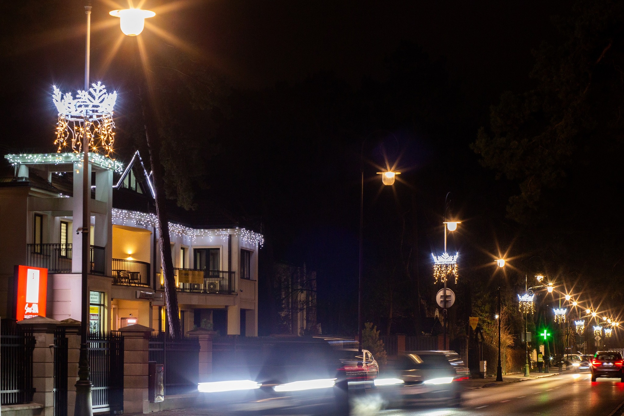 Iluminacje świąteczne w Konstancinie-Jeziornie