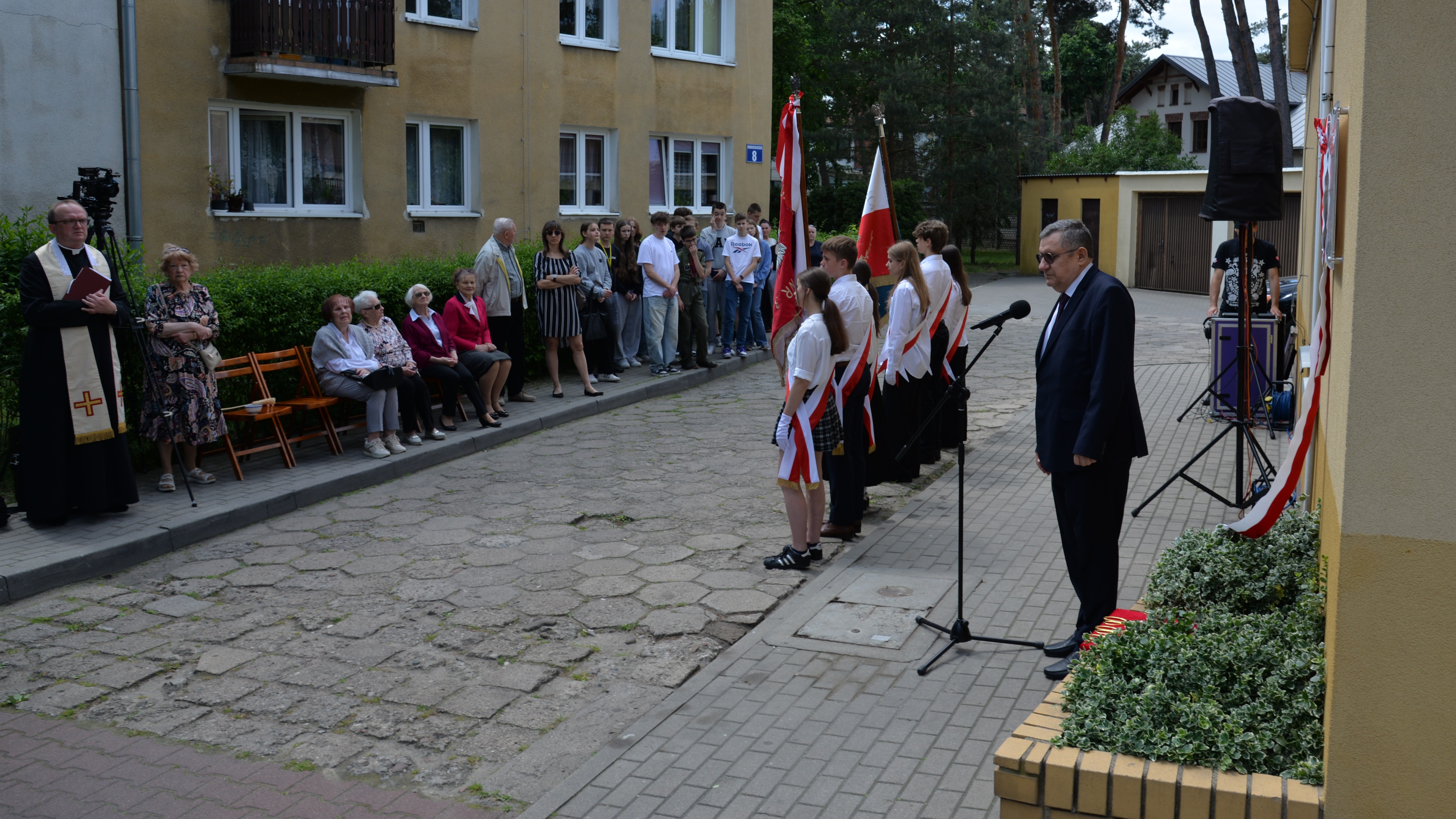 Odsłonięcie tablicy pamiątkowej