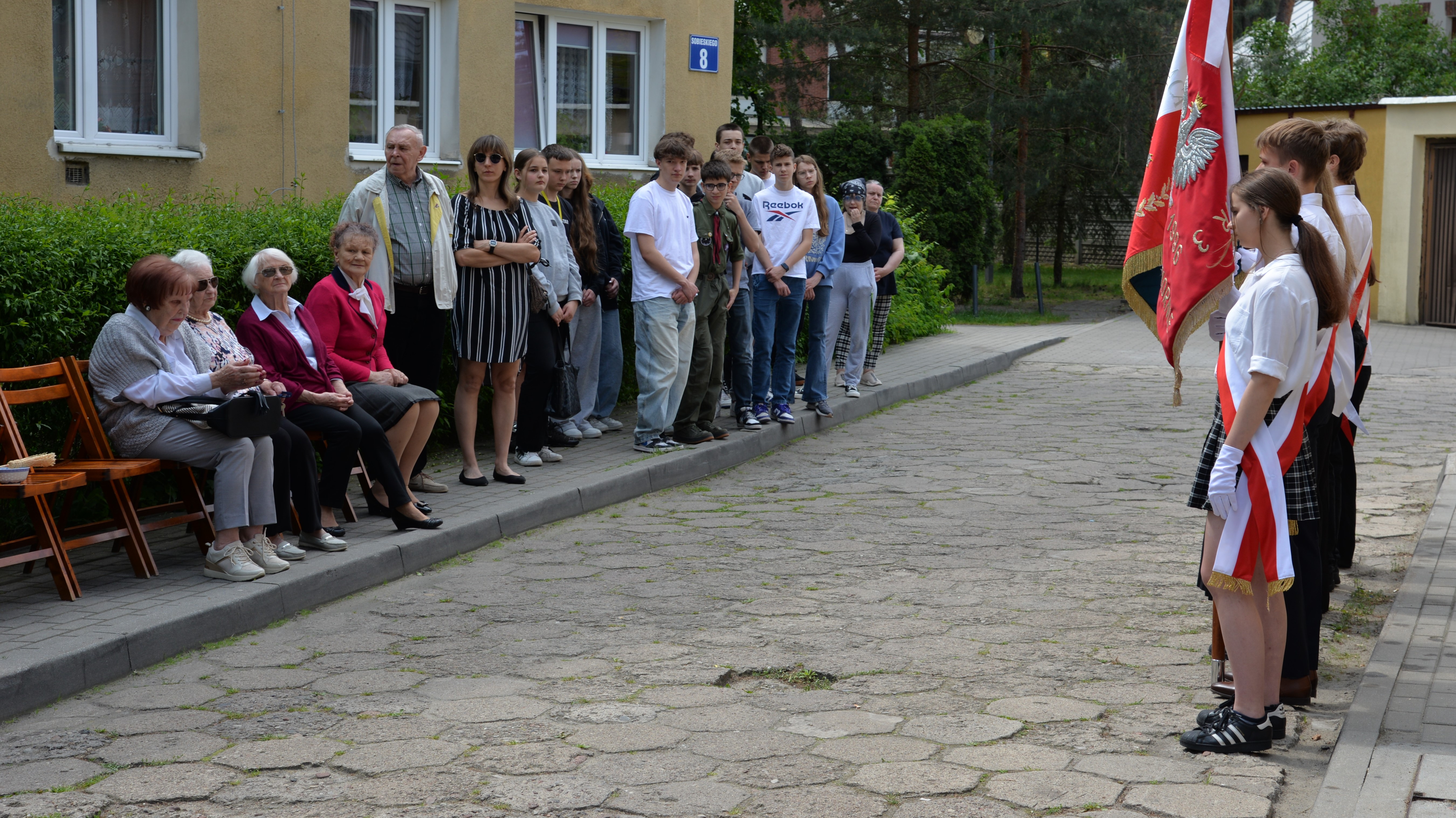 Odsłonięcie tablicy pamiątkowej