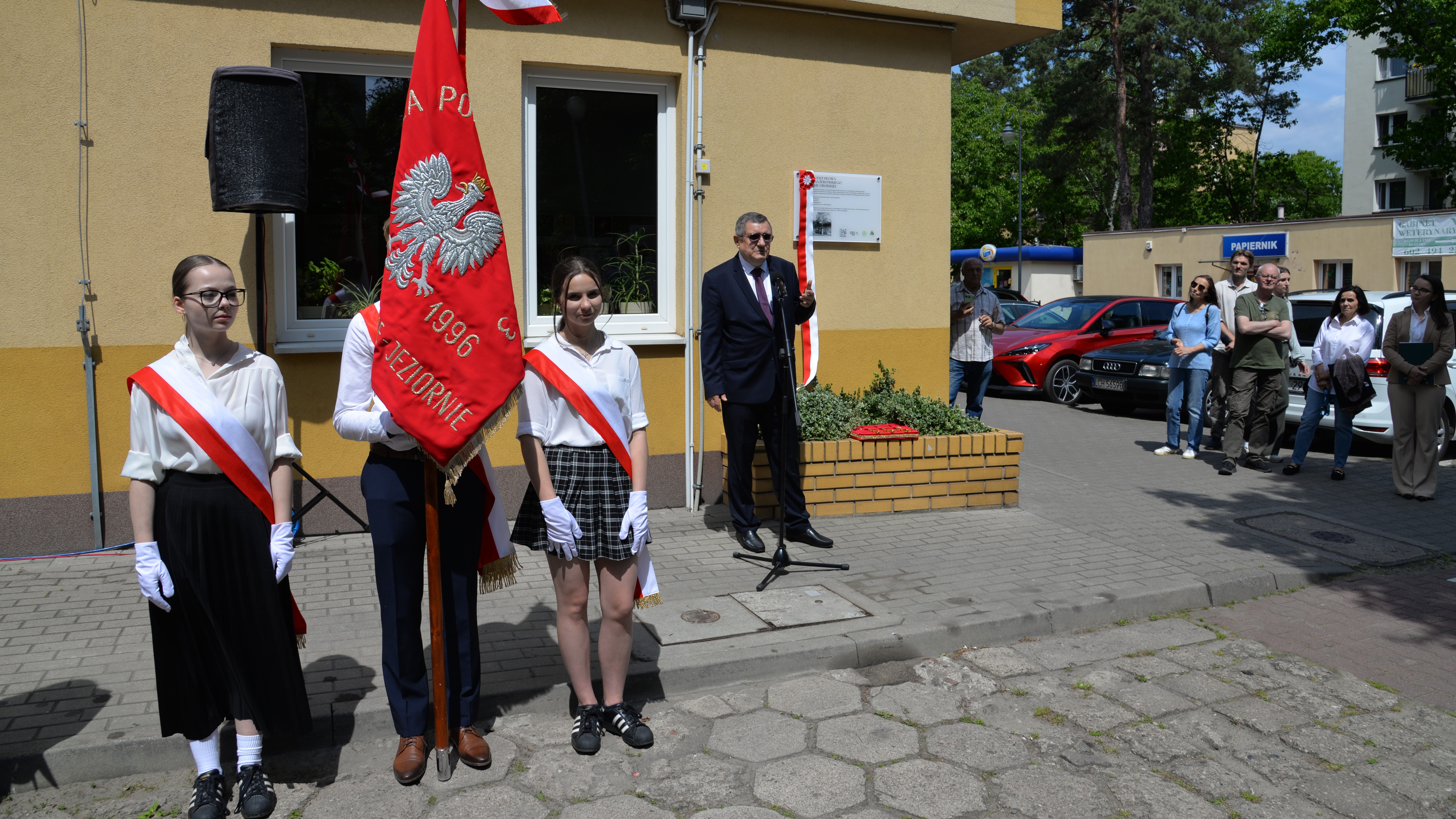 Odsłonięcie tablicy pamiątkowej