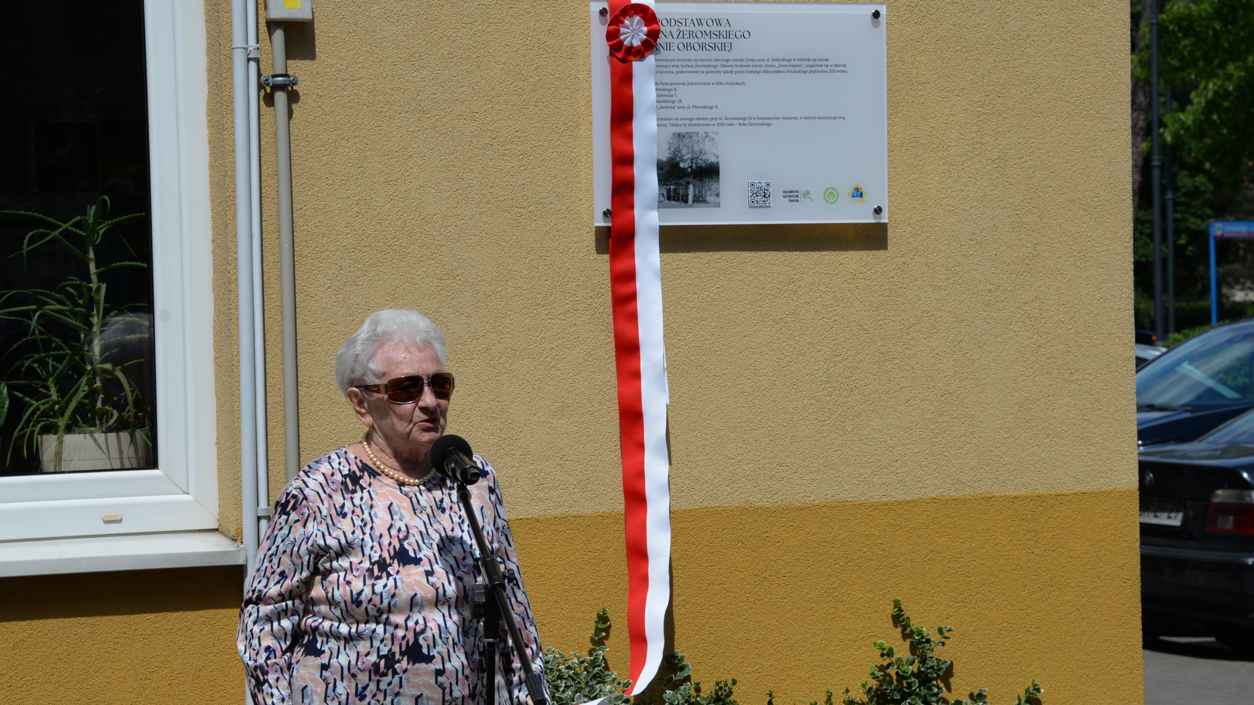 Odsłonięcie tablicy pamiątkowej