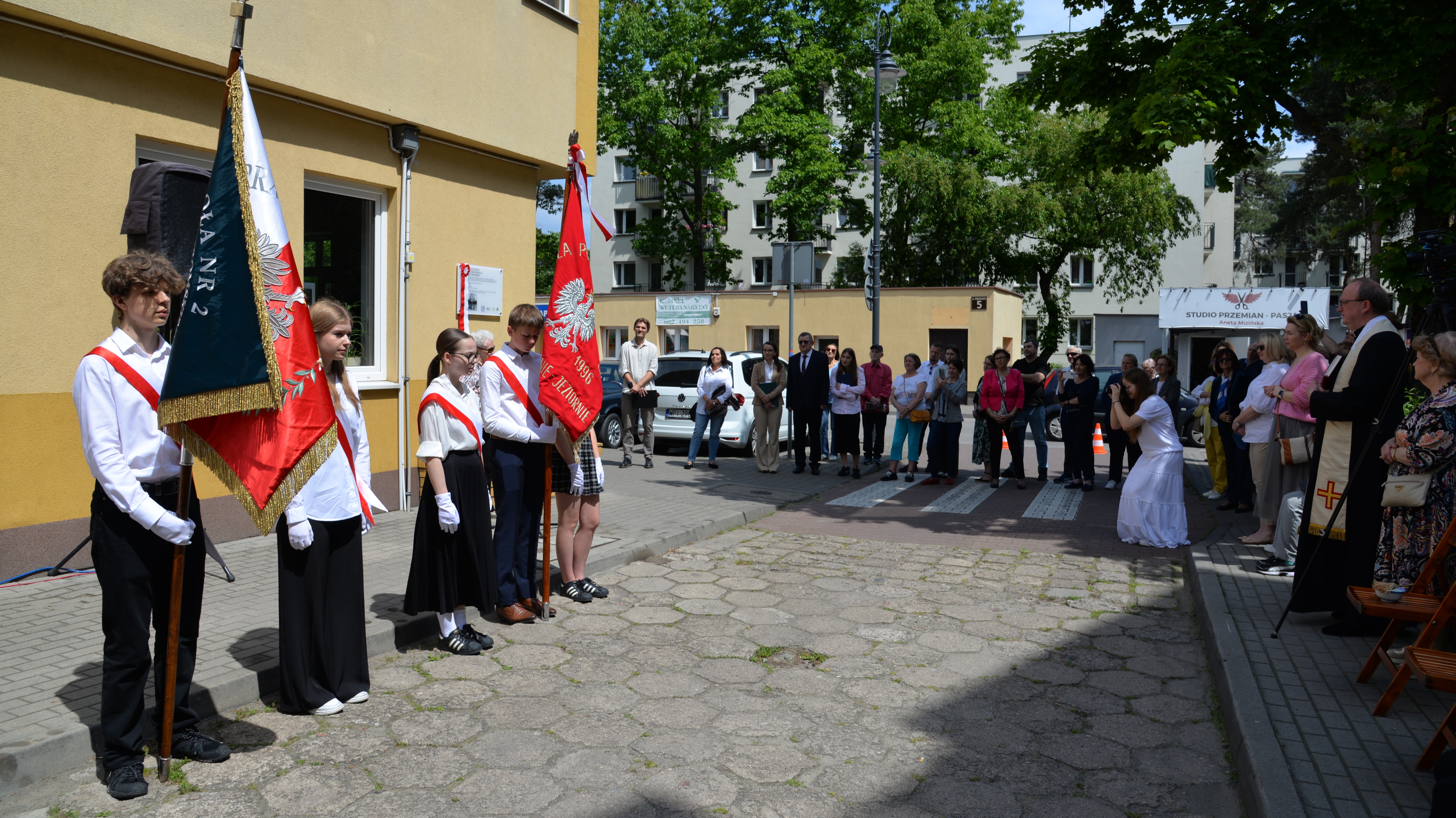 Odsłonięcie tablicy pamiątkowej