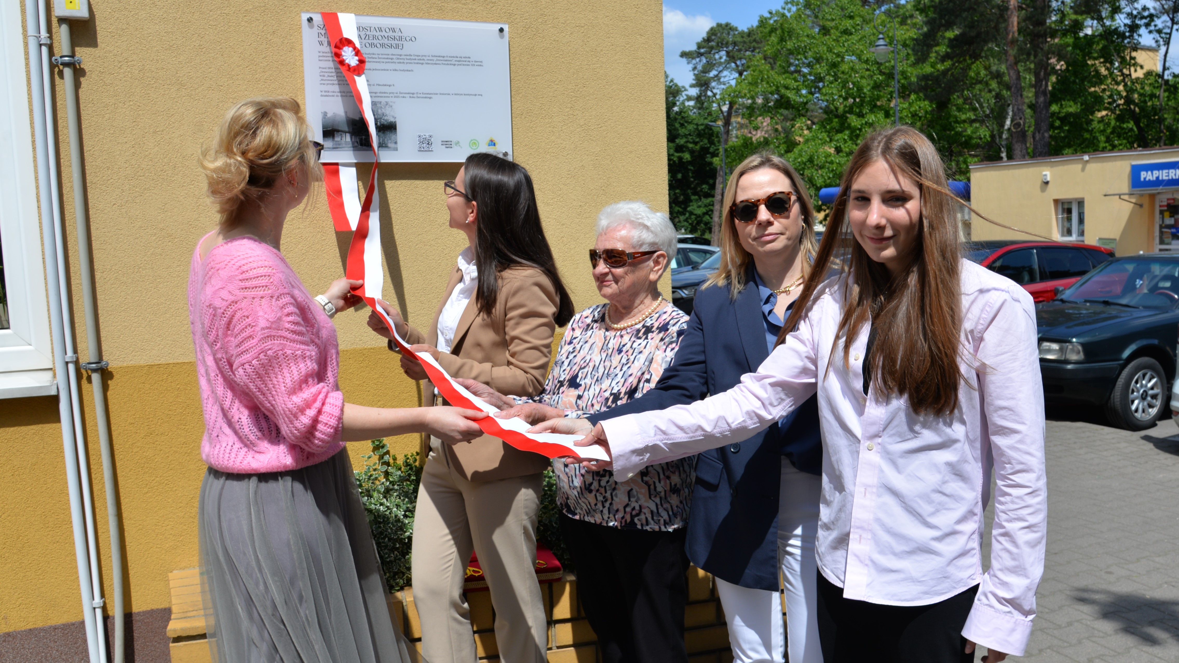 Odsłonięcie tablicy pamiątkowej