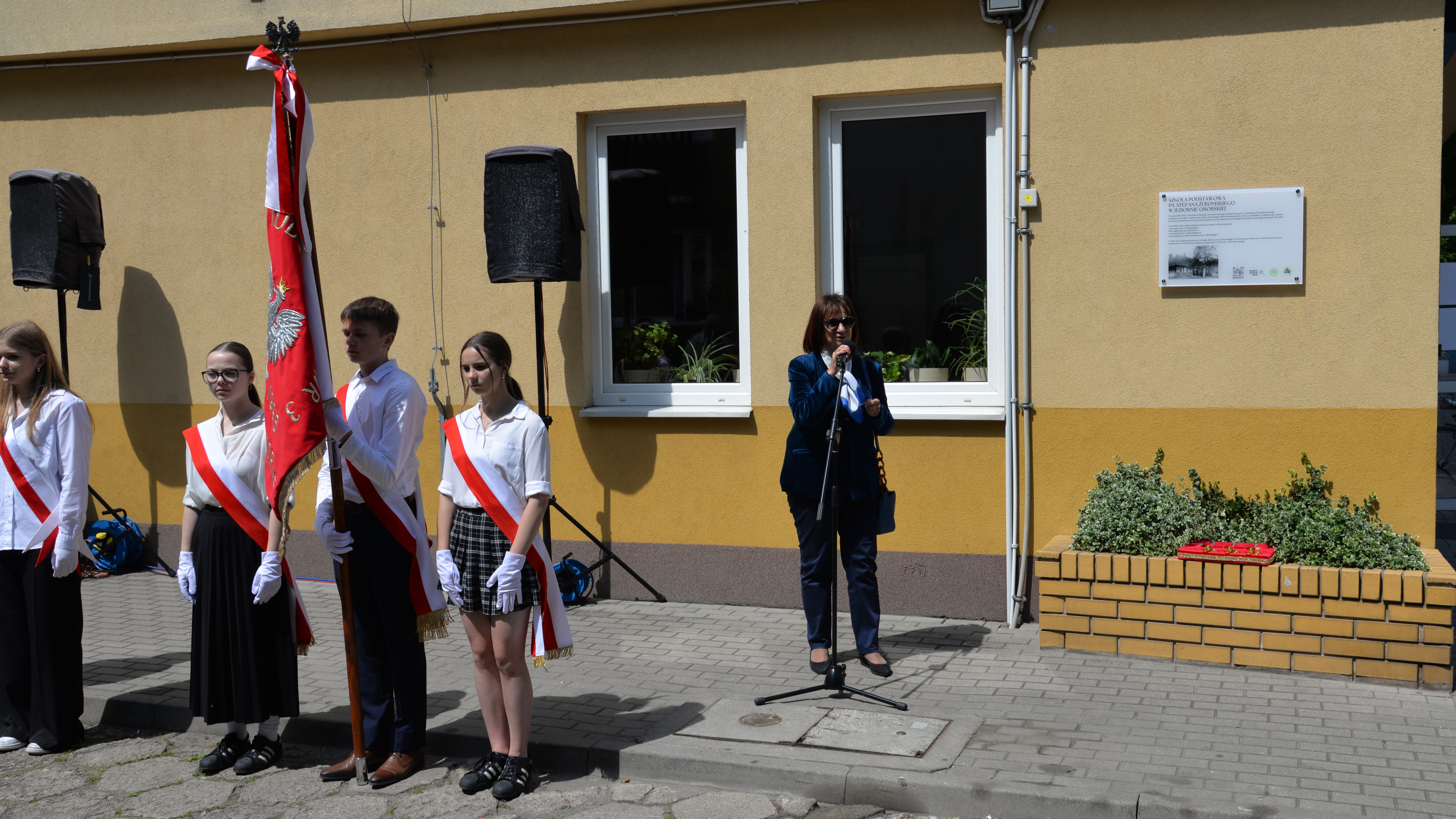 Odsłonięcie tablicy pamiątkowej
