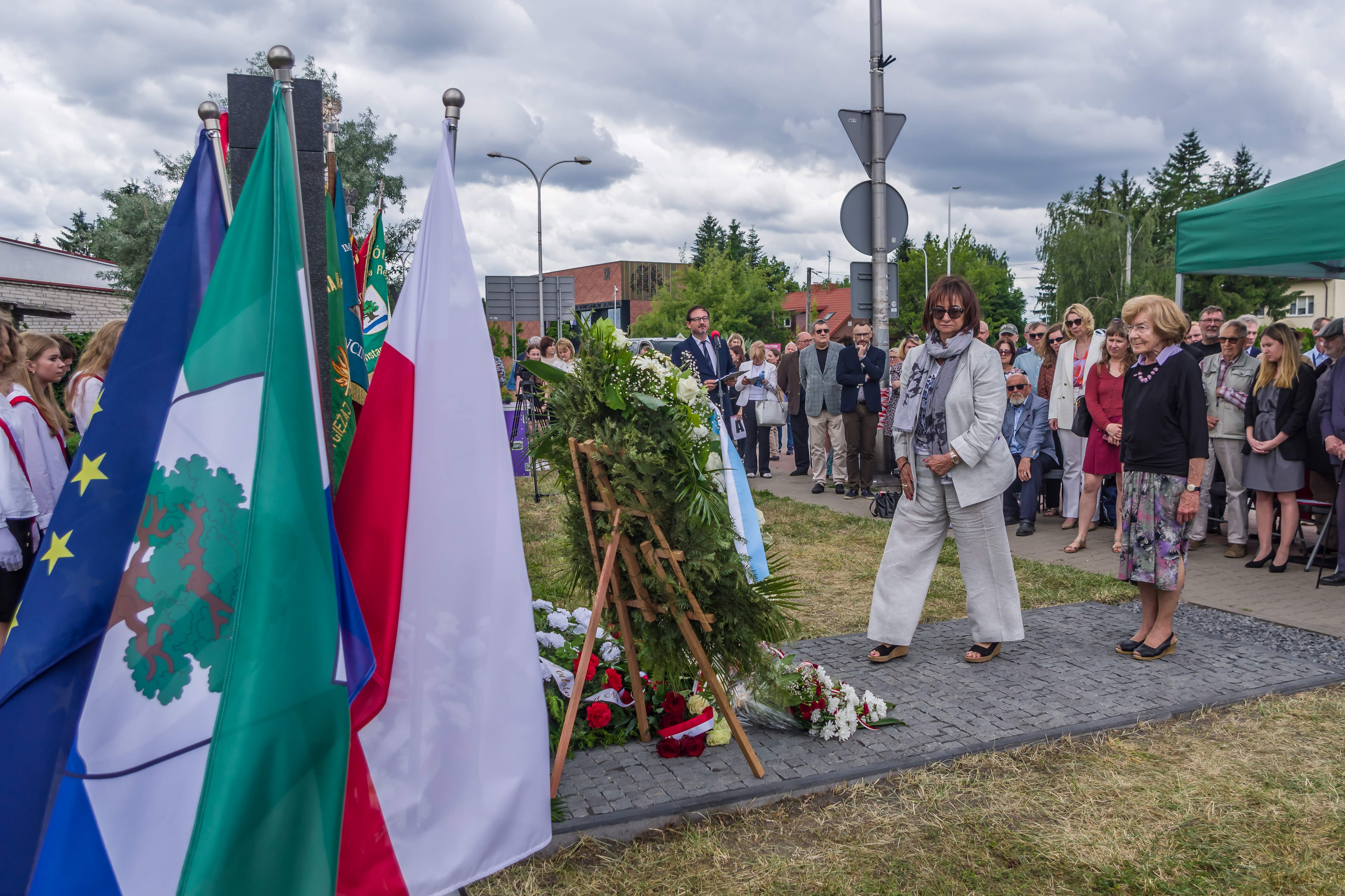 Uroczyste odsłonięcie Macewy Pamięci