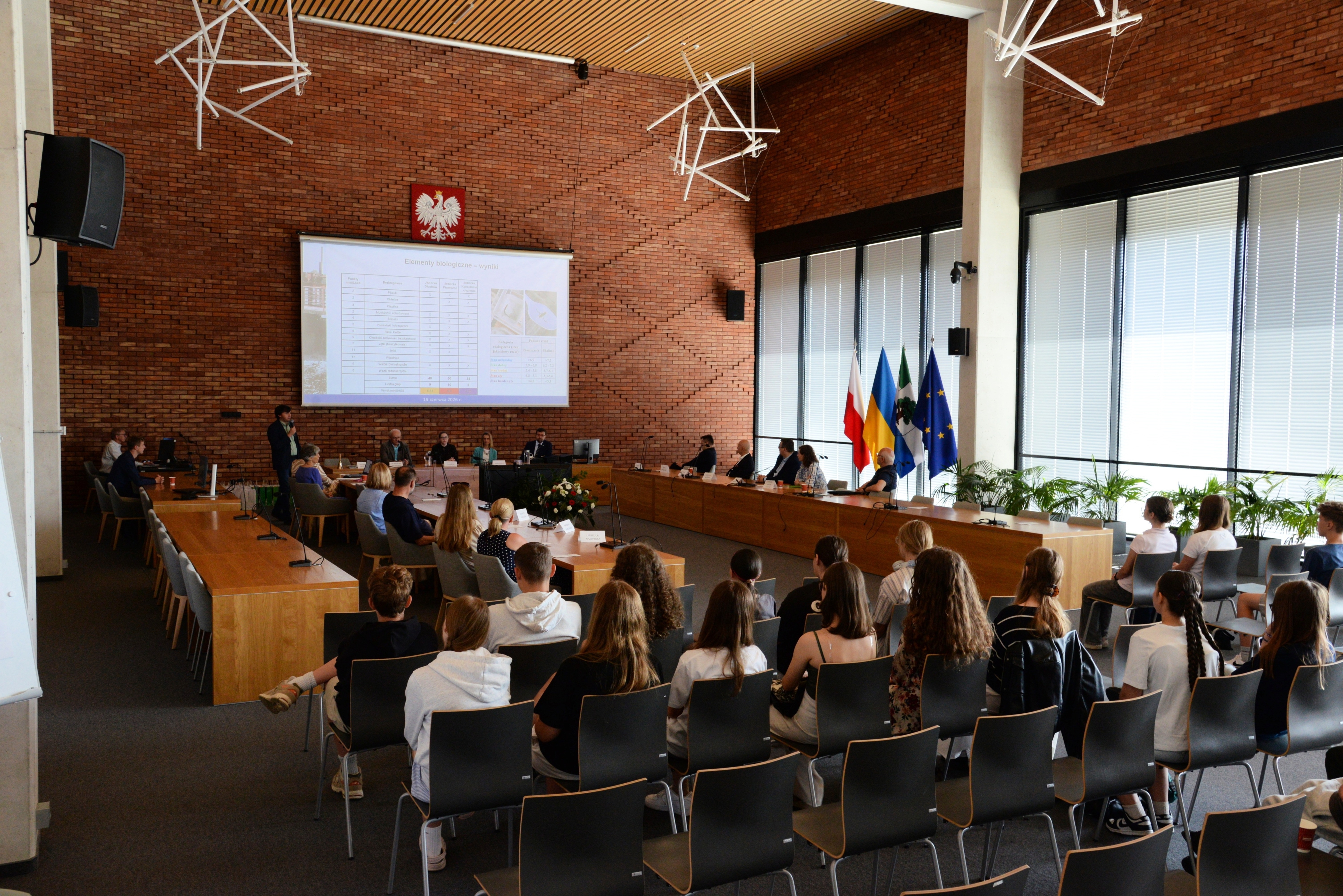 Spotkanie podsumowujące projekt #ProjektJeziorka - widok sali z uczestnikami