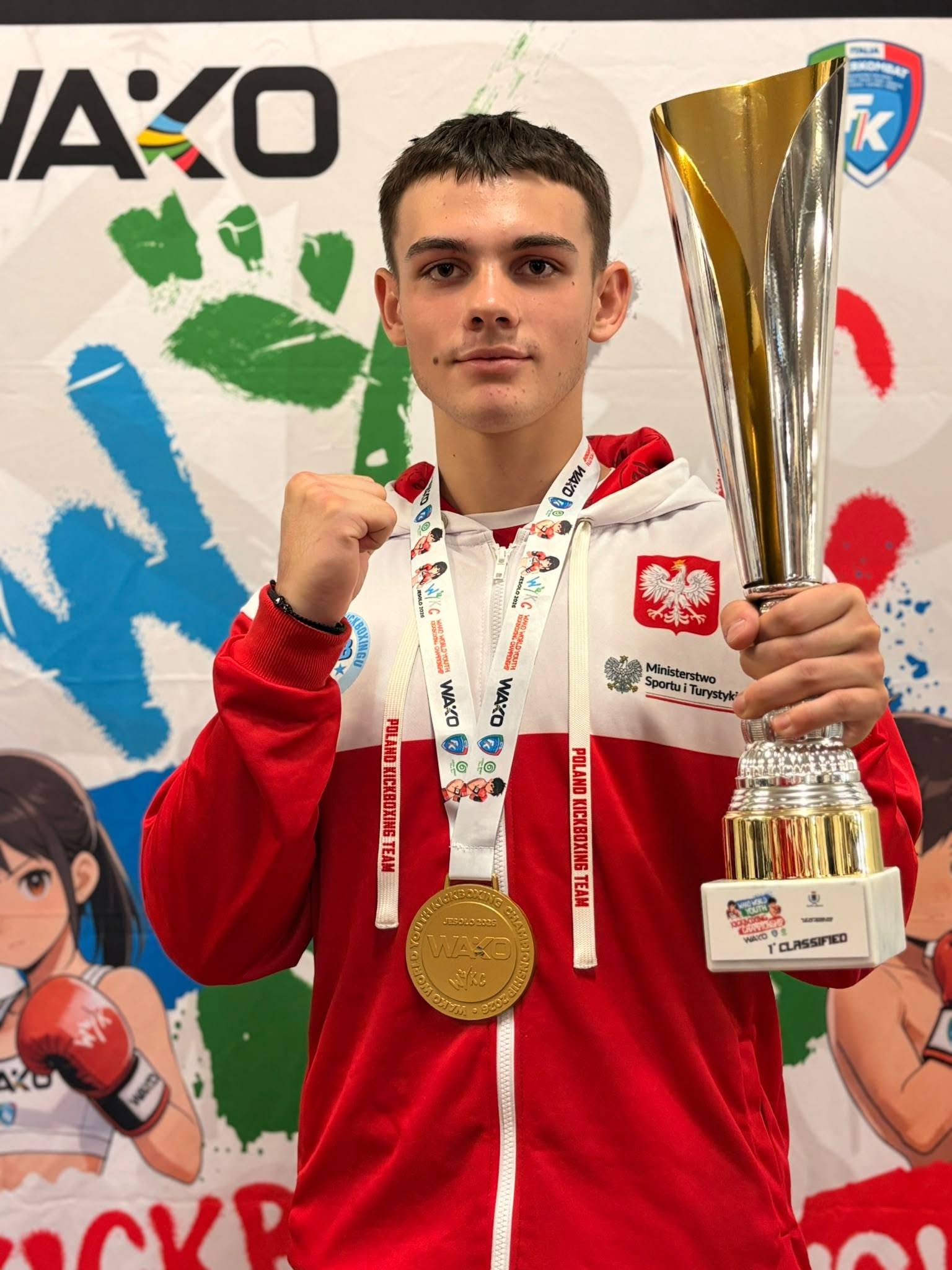 Kamil Kraczkowski Mistrzem Świata w Kickboxingu