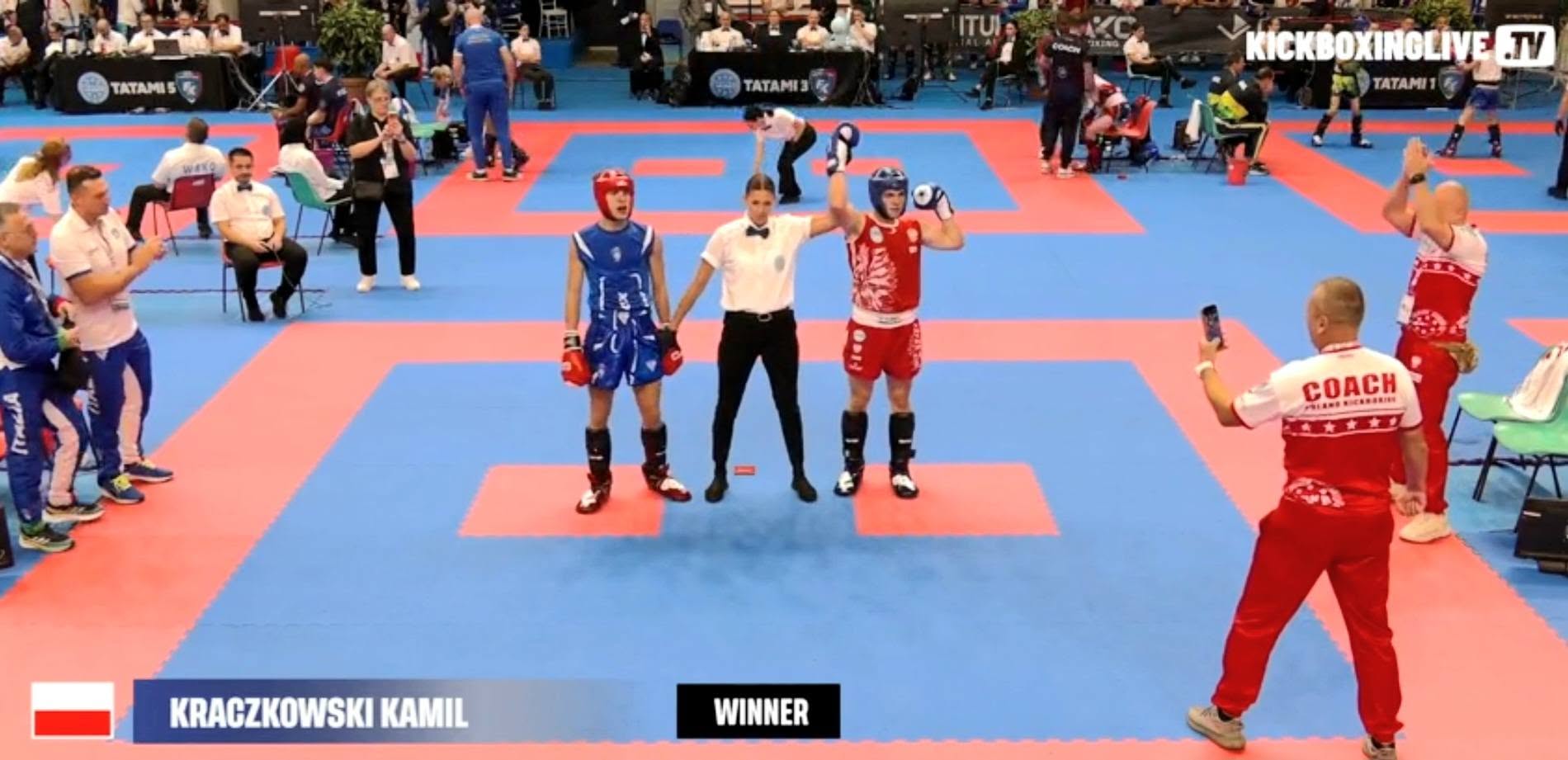 Kamil Kraczkowski Mistrzem Świata w Kickboxingu