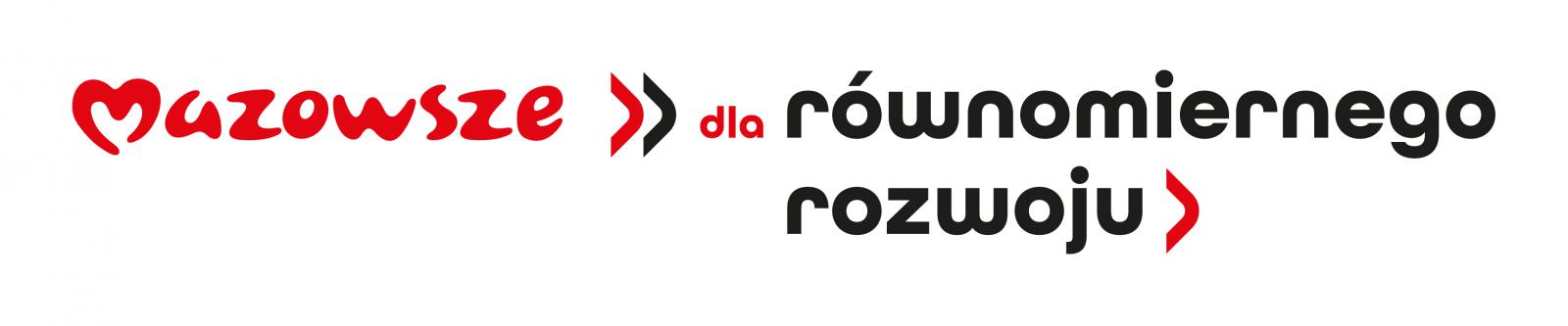 logo Mazowsze dla równomiernego rozwoju