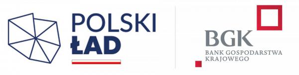 Loga rządowego programu Polski Ład i Banku Gospodarstwa Krajowego
