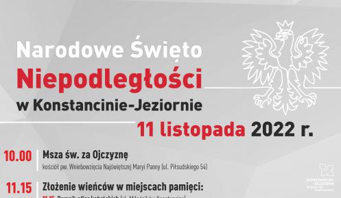 Plakat promujący 11 listopada. Treść jest w artykule.