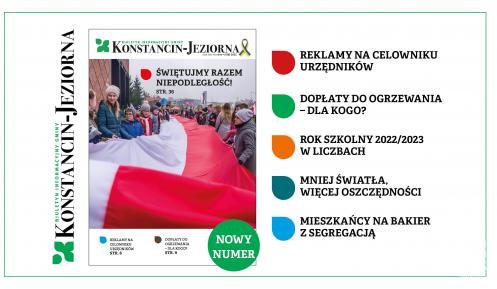 Okładka Biuletynu Informacyjnego Gminy Konstancin-Jeziorna