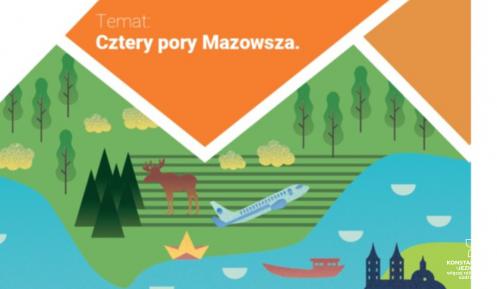 Plakat promujacy konkurs „Mazowsze bliskie sercu”.