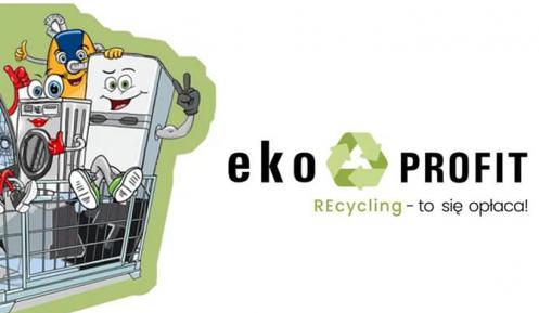 Grafika wektorow. Plakat promujący program Eko-Profit.