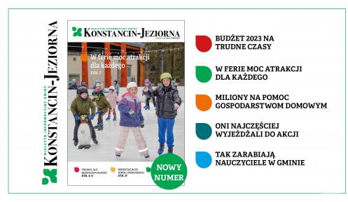 Okładka Biuletynu Informacyjnego Gminy Konstancin-Jeziorna