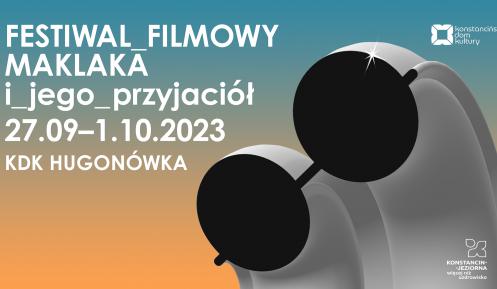 Grafika wektorowa. Plakat promujący 6. Festiwal Maklaka.