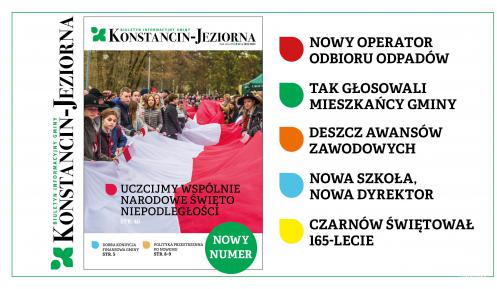 Baner promocyjny Biuletynu Informacyjnego Gminy Konstancin-Jeziorna nr 4/2023