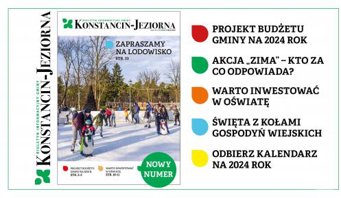 Okładka biuletynu informacyjnego gminy.