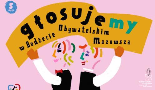 plakat Budżet Obywatelski Mazowsza