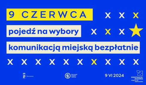 plakat komunikacja miejska darmowa