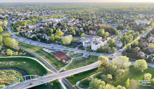 Widok na miasto z lotu ptaka