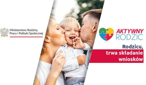 Grafika informująca o starcie programu Aktywny Rodzic