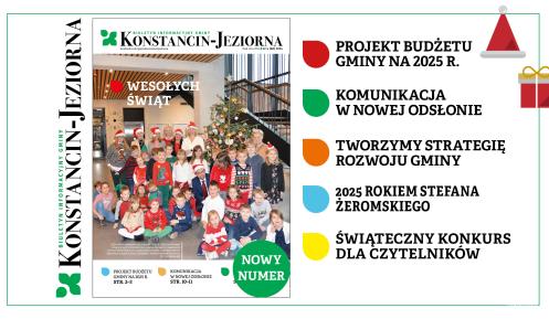 Okładka biuletynu informacyjnego gminy.