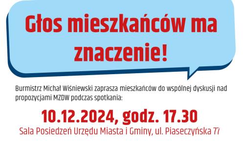 Grafika zachęcająca do udziału w spotkaniu