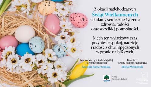 Grafika wektorowa - życzenia wielkanocne (treść w artykule)