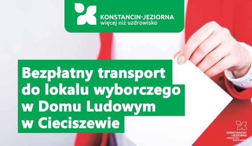 Grafika zachęcająca do skorzystania z transportu