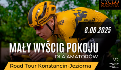 Grafika promująca Mały wyścig pokoju.