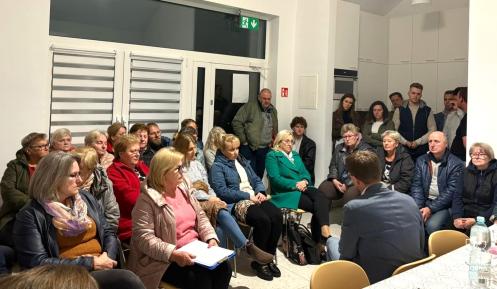 spotkanie burmistrza z mieszkańcami sołectw