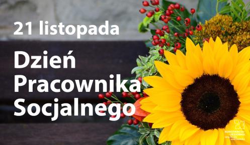plakat na dzień pracownika socjalnego 