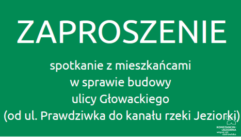 Plakat informujący o spotkaniu