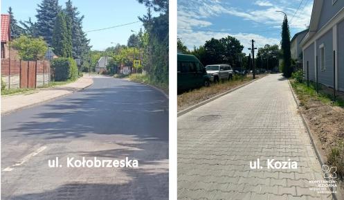Grafika ul. Kozia i ul. Kołobrzeska