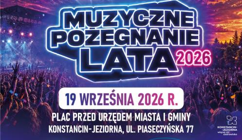 Plakat Muzyczne Pożegnanie Lata