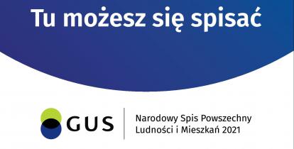 Plakat Narodowy Spis Powszechny Ludności i Mieszkań 2021, informacja o punkcie spisowym