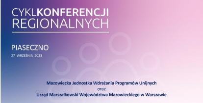 Grafika wektorowa. Plakat promujący konferencję.
