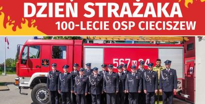 Plakat promujący Dzień Strażaka
