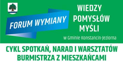 Plakat forum wymiany myśli