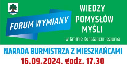 Plakat forum wymiany myśli