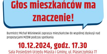 Grafika zachęcająca do udziału w spotkaniu