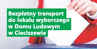 Grafika zachęcająca do skorzystania z transportu
