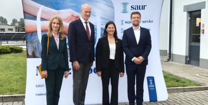 Burmistrz spotkał się z ambasadorem Francji i przedstawicielami Saur Group